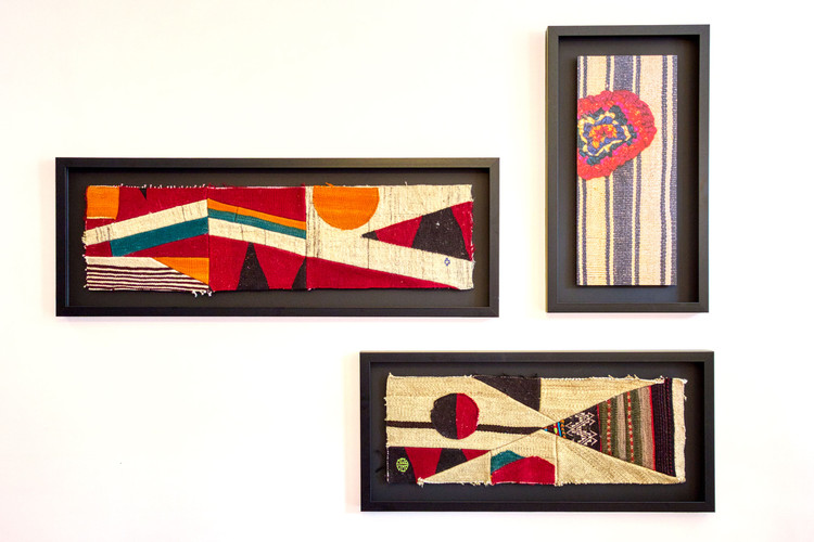 مجموعه تابلوی هنری کولاژ گلیم و عکس